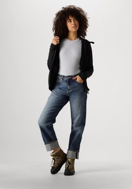 Schwarze PEAK PERFORMANCE Strickjacke W RIDER ZIP HOOD - large