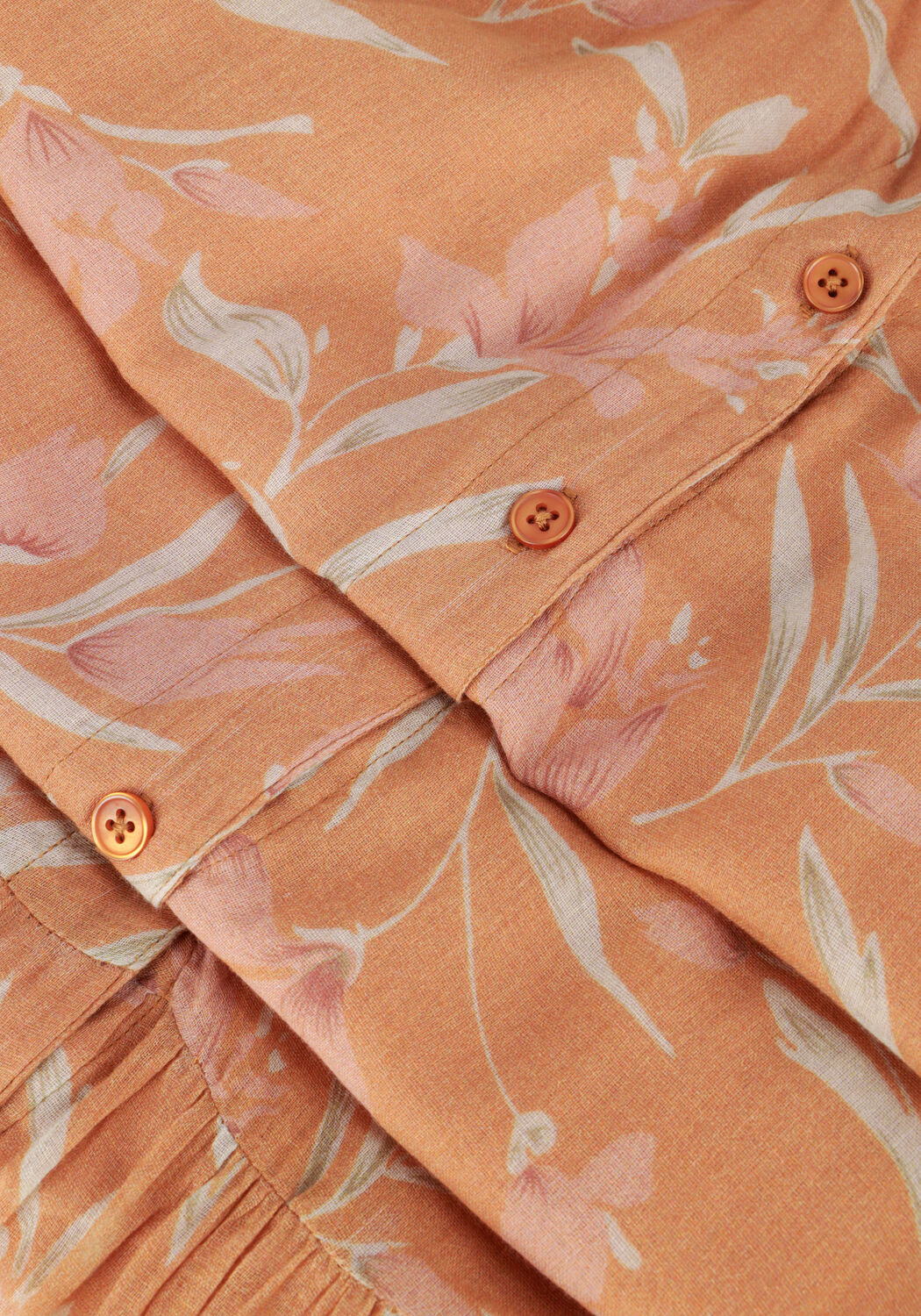 Orangene MES DEMOISELLES Maxikleid DOLLY - large