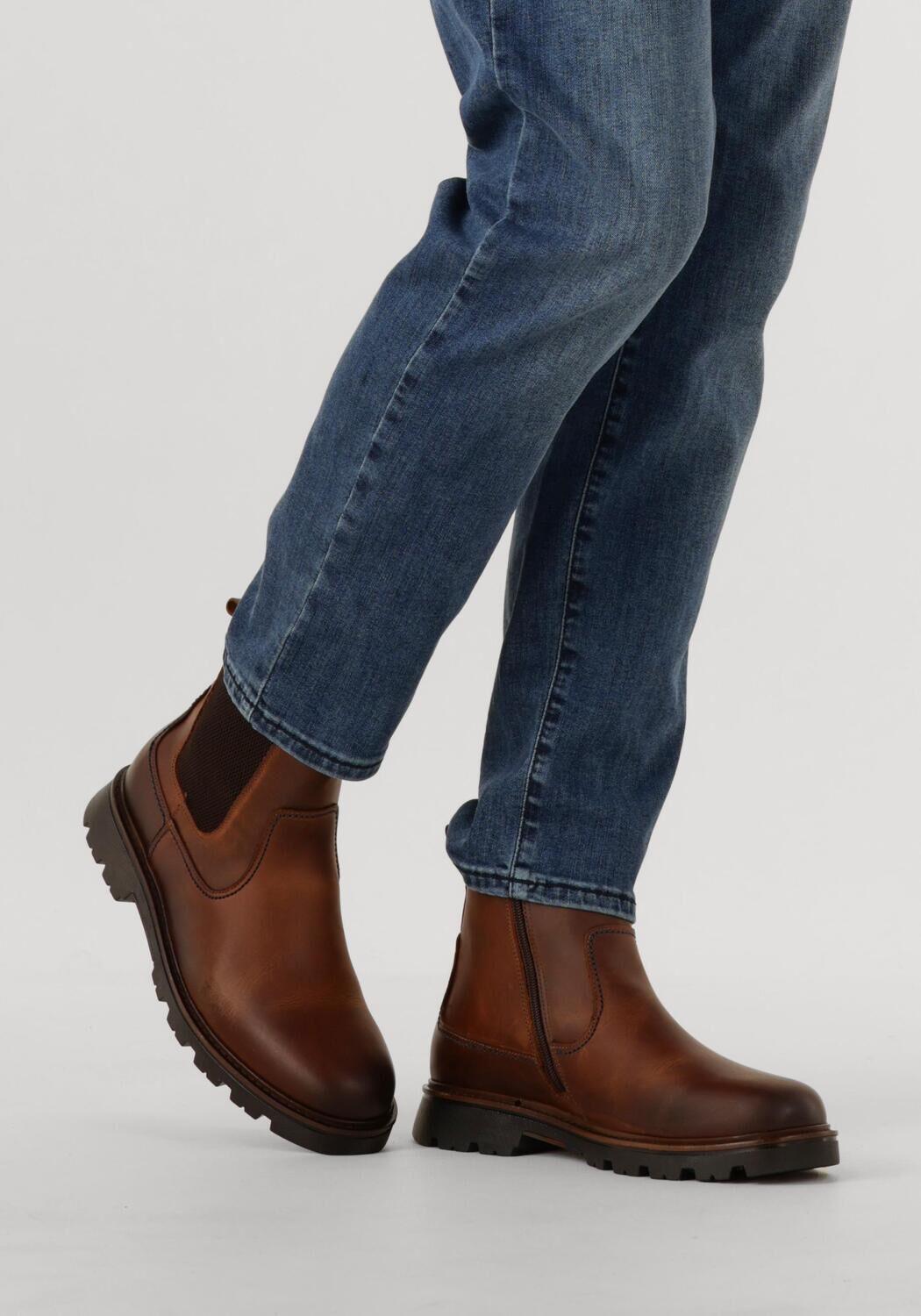 Braune MAZZELTOV Chelsea Boots 550006 - large