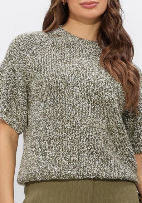 Olive ANOTHER LABEL Pullover & Cardigans ALALYS KNITTED PULL S/S - large