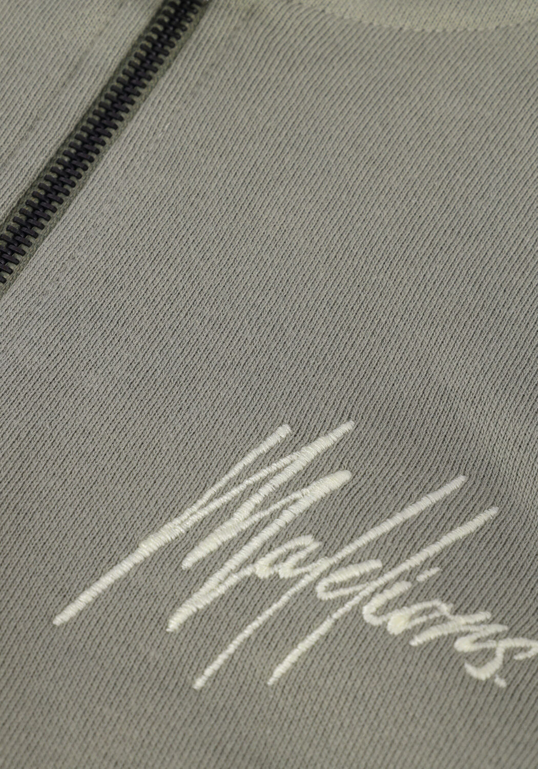 Taupe MALELIONS Sweatshirt MALELIONS JUNIOR HALF-ZIP HOODIE - large