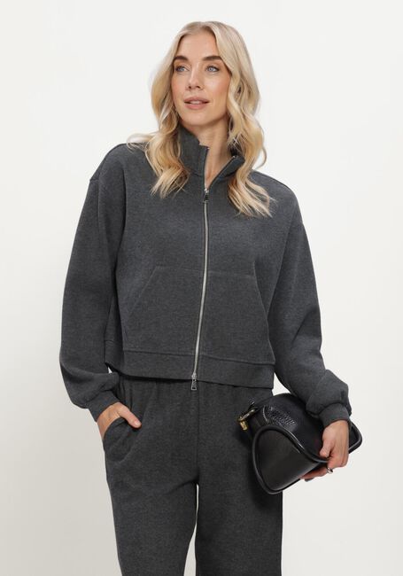 Anthrazit MSCH COPENHAGEN Strickjacke MSCHMARLETTA ZIP SWEATSHIRT - large