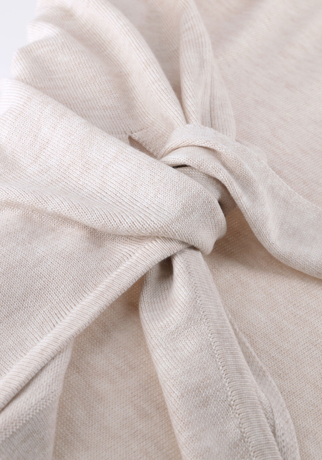 Beige ANOTHER LABEL Rollkragenpullover MILEY KNITTED PULL L/S - large