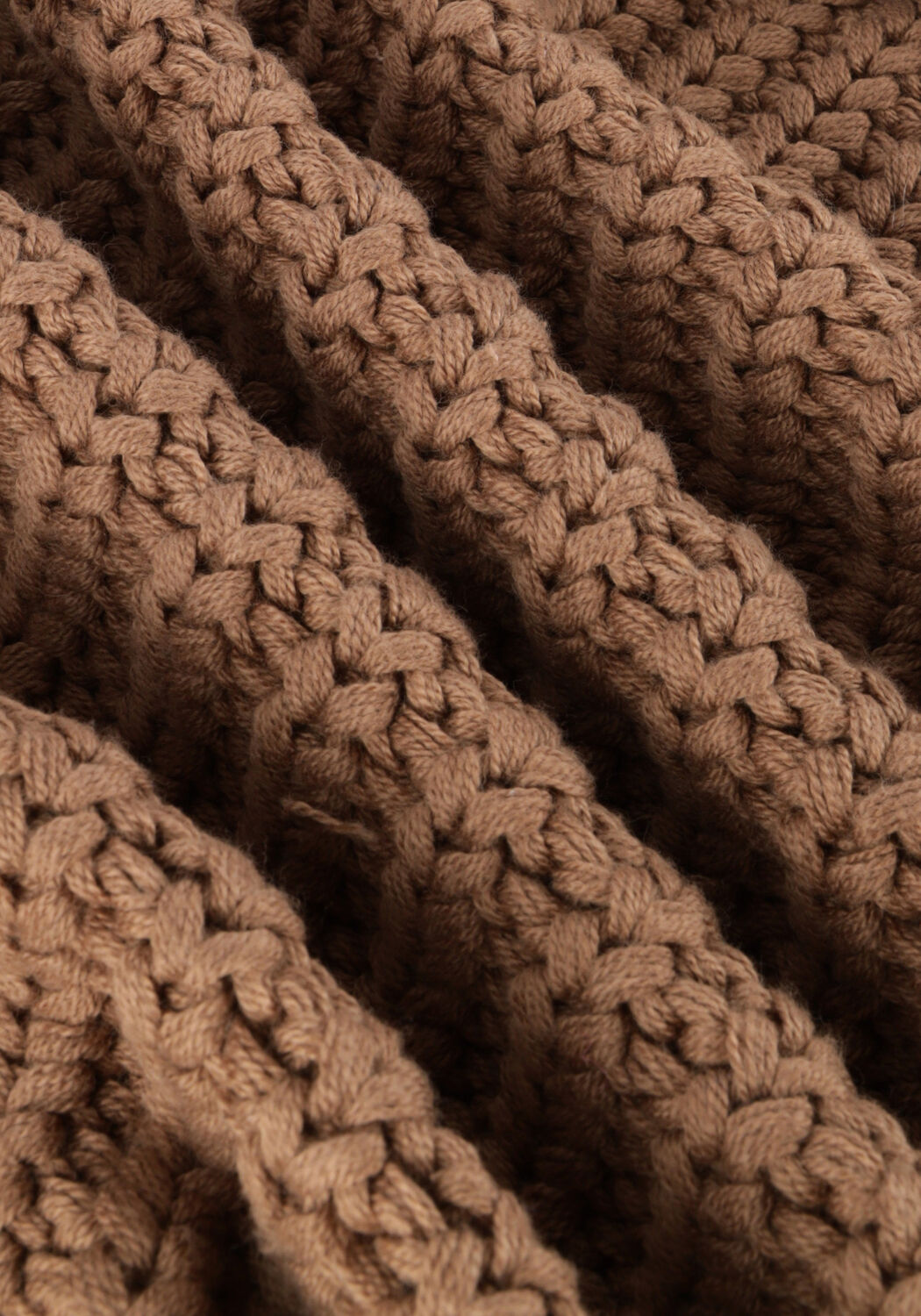 Braune Y.A.S. Strickjacke YASSANNE LS KNIT CARDIGAN - large