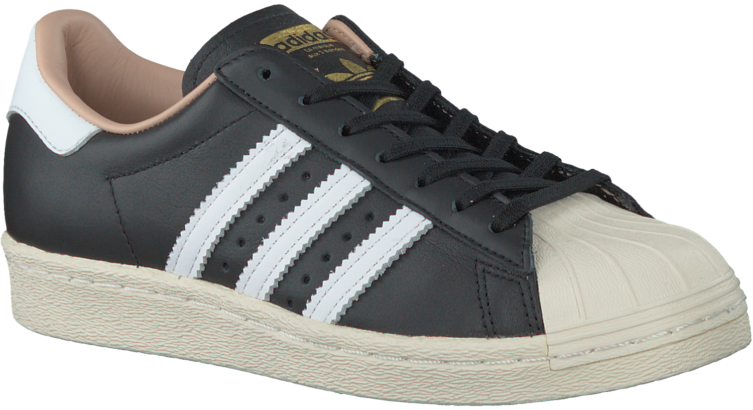 Schwarze ADIDAS Sneaker SUPERSTAR 80S DAMES | Omoda