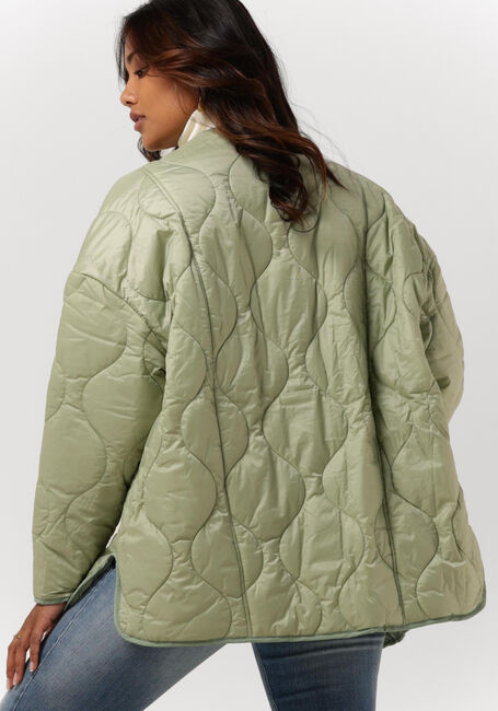 Grüne TOMMY JEANS Wattierte Jack TJW OVERSIZE ONION QUILT JACKET - large