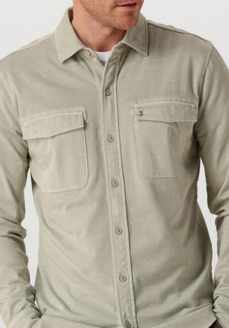 Grüne BUTCHER OF BLUE Overshirt FINN POCKET JERSEY OVERSHIRT - large