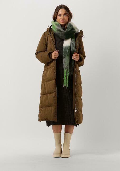 Olive Y.A.S. Wattierte Jack YASPUFFA LONG DOWN COAT - large