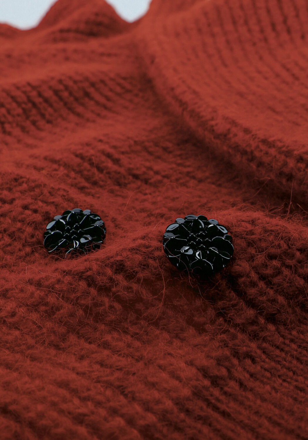 Cognacfarbene FABIENNE CHAPOT Strickjacke STARRY CARDIGAN - large