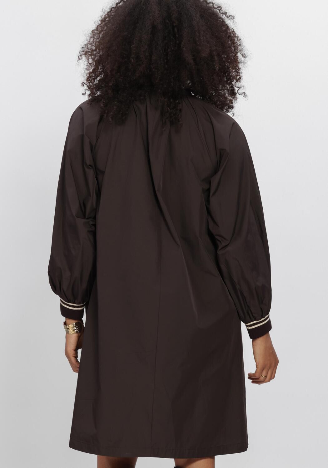 Braune SUMMUM Minikleid DRESS TAFT LIGHT - large