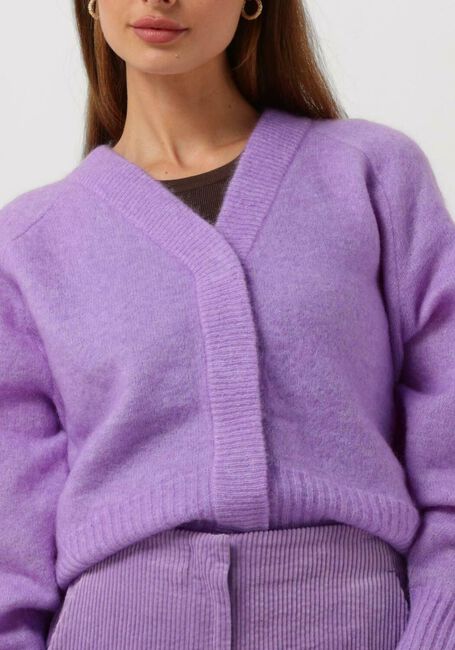 Lila SECOND FEMALE Strickjacke BROOK KNIT BOXY CARDIGAN - large