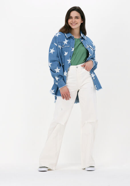 Blaue COLOURFUL REBEL Bluse SABRINA STAR UTILITY BLOUSE - large
