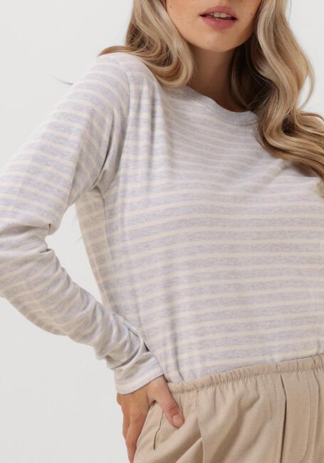Graue PENN & INK Tops & T-shirts 516 SWEATER STRIPE - large