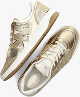 Goldfarbene MICHAEL KORS Sneaker low REBEL LACE UP - medium