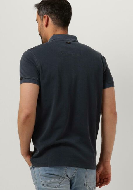 Blaue PME LEGEND Polo-Shirt SHORT SLEEVE POLO PIQUE GARMENT DYE - large