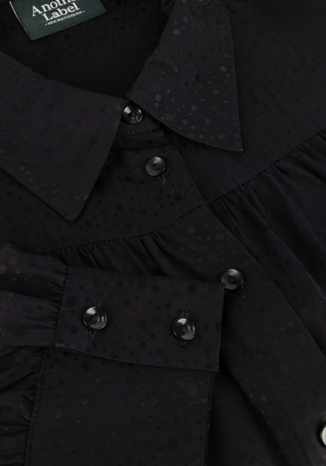 Schwarze ANOTHER LABEL Blusen GEORGIA - large