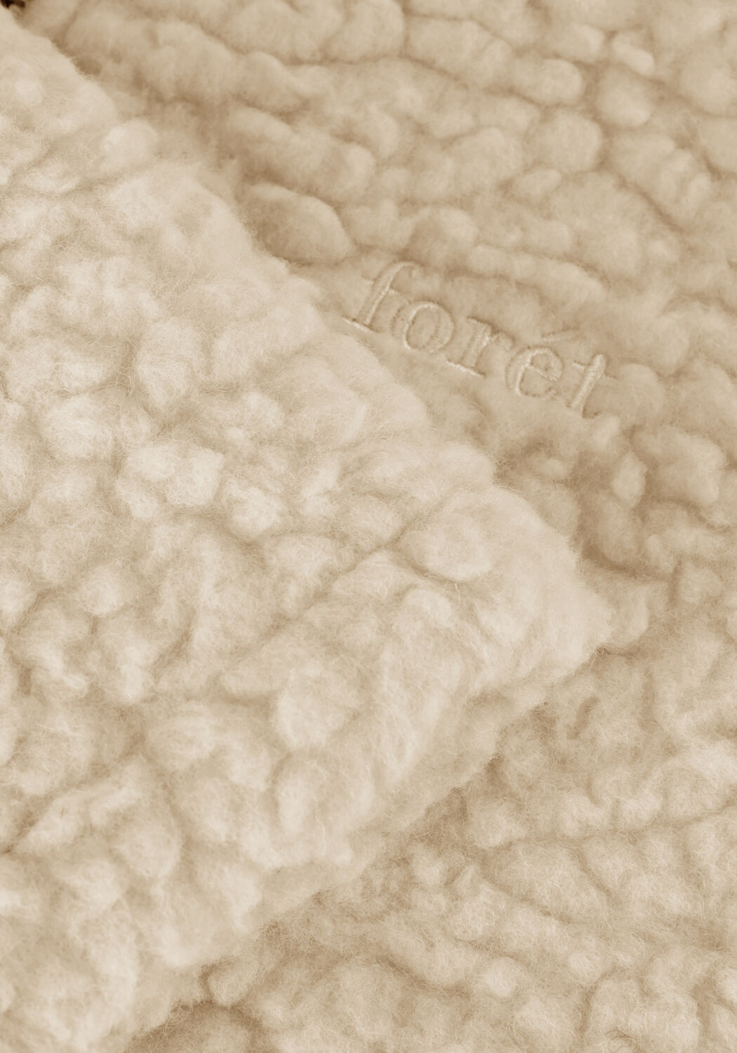 Ecru FOR&Eacute;T Pullover WAVE HALF ZIP - large