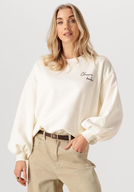 Ecru YDENCE Sweatshirt SWEATER CHEERS BABE - large