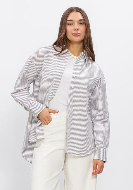 Wei&szlig;e SELECTED WOMEN Blusen SLFCLEO OVERSIZE LINEN BLEND SHIRT - large
