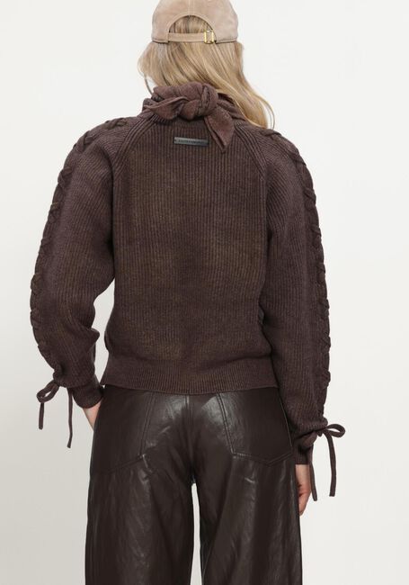 Braune HAUTE L'AMITI&Eacute; Pullover & Cardigans DUKE TIE KNIT - large