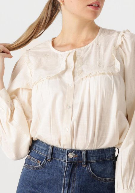 Ecru LOLLYS LAUNDRY Blusen DOOBLELL SHIRT LS - large