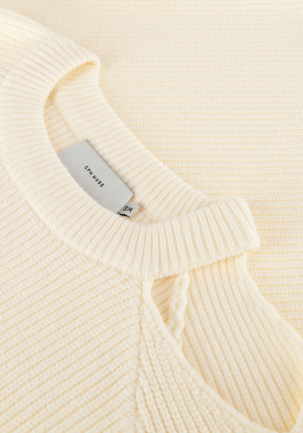 Ecru COPENHAGEN MUSE Sweatshirt CMCOLIN-PULLOVER - large