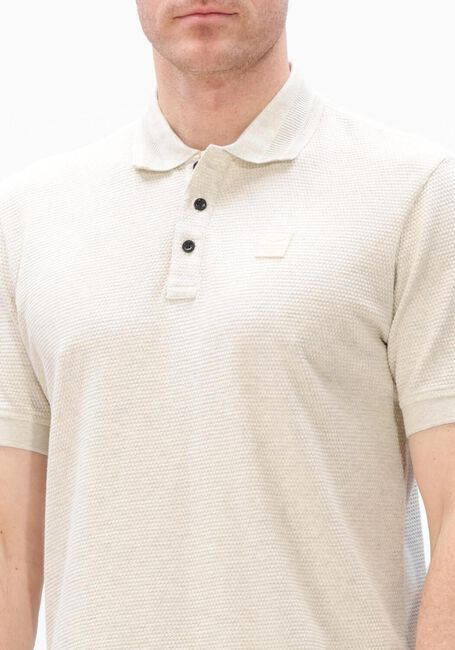 Beige PME LEGEND Polo-Shirt POPCORN JERSEY - large