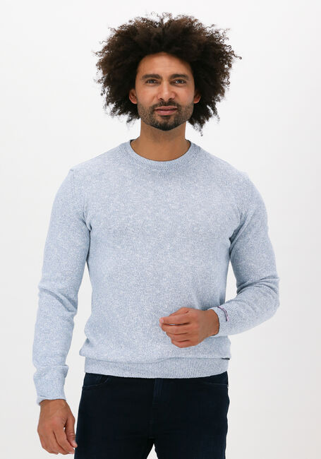 Hellblau SCOTCH & SODA Pullover MELANGE SWEATER CONTAINS RECYC - large