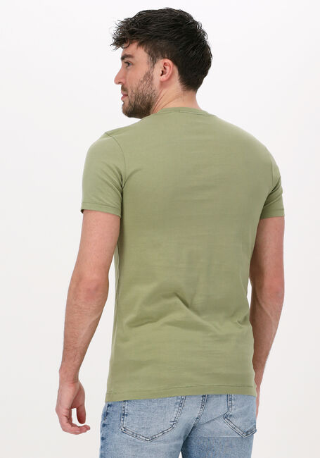Grüne CALVIN KLEIN T-shirt SEASONAL MONOGRAM TEE - large