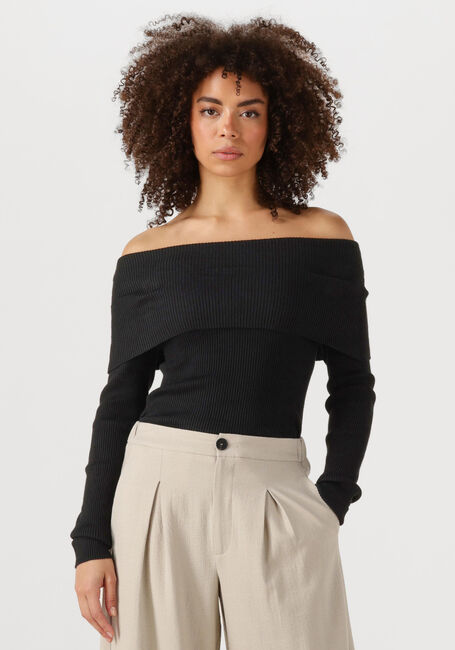 Schwarze BRUUNS BAZAAR T-shirt TONNA KNIT - large