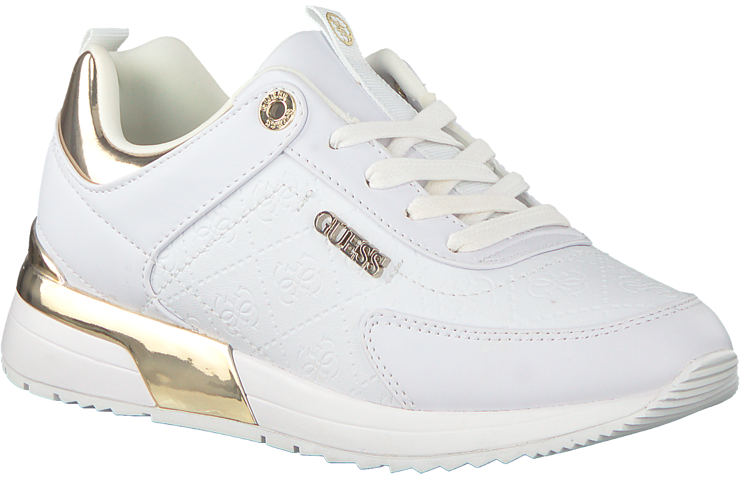 Guess sneaker weiß silber Clearance