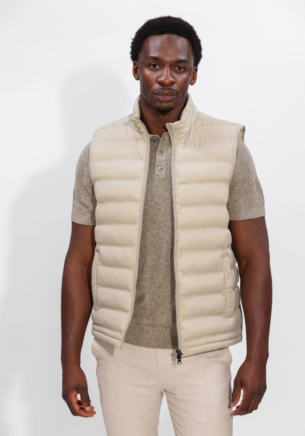 Beige MATINIQUE Bodywarmer MASALVATORE VEST - large