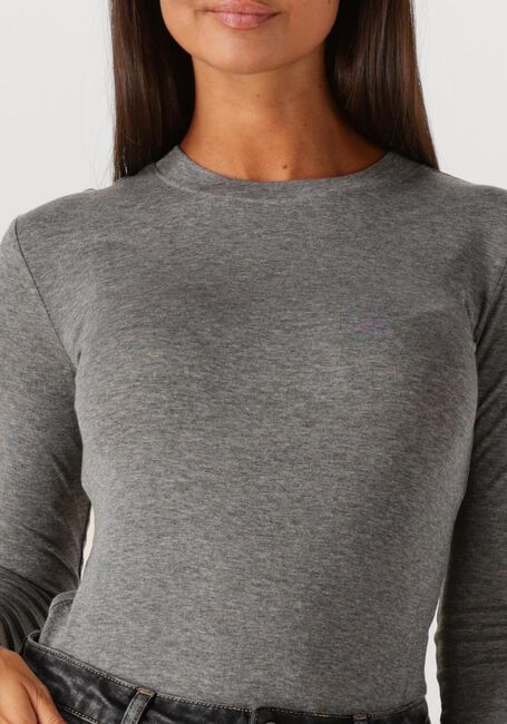 Graue WITHBLACK Top WBLJOSEFINE LS TEE - large