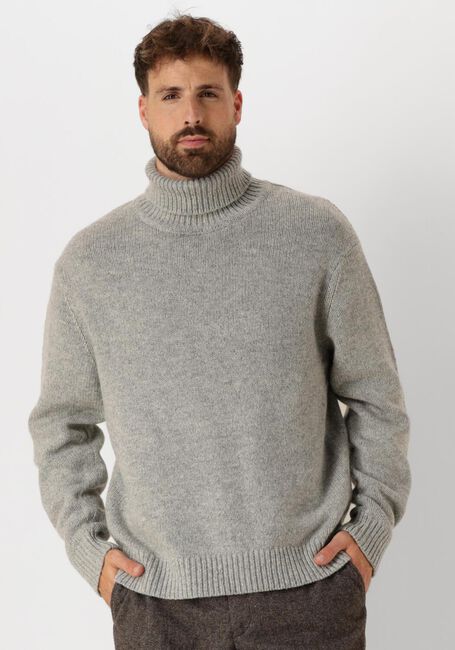 Graue SELECTED HOMME Rollkragenpullover SLHCODY LS KNIT RELAXED ROLL NECK - large