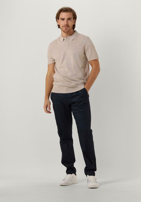 Beige SELECTED HOMME Polo-Shirt SLHTOWN SS KNIT POLO B - large