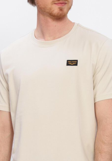 Ecru PME LEGEND T-shirt SHORT SLEEVE R-NECK GUYVER TEE - large