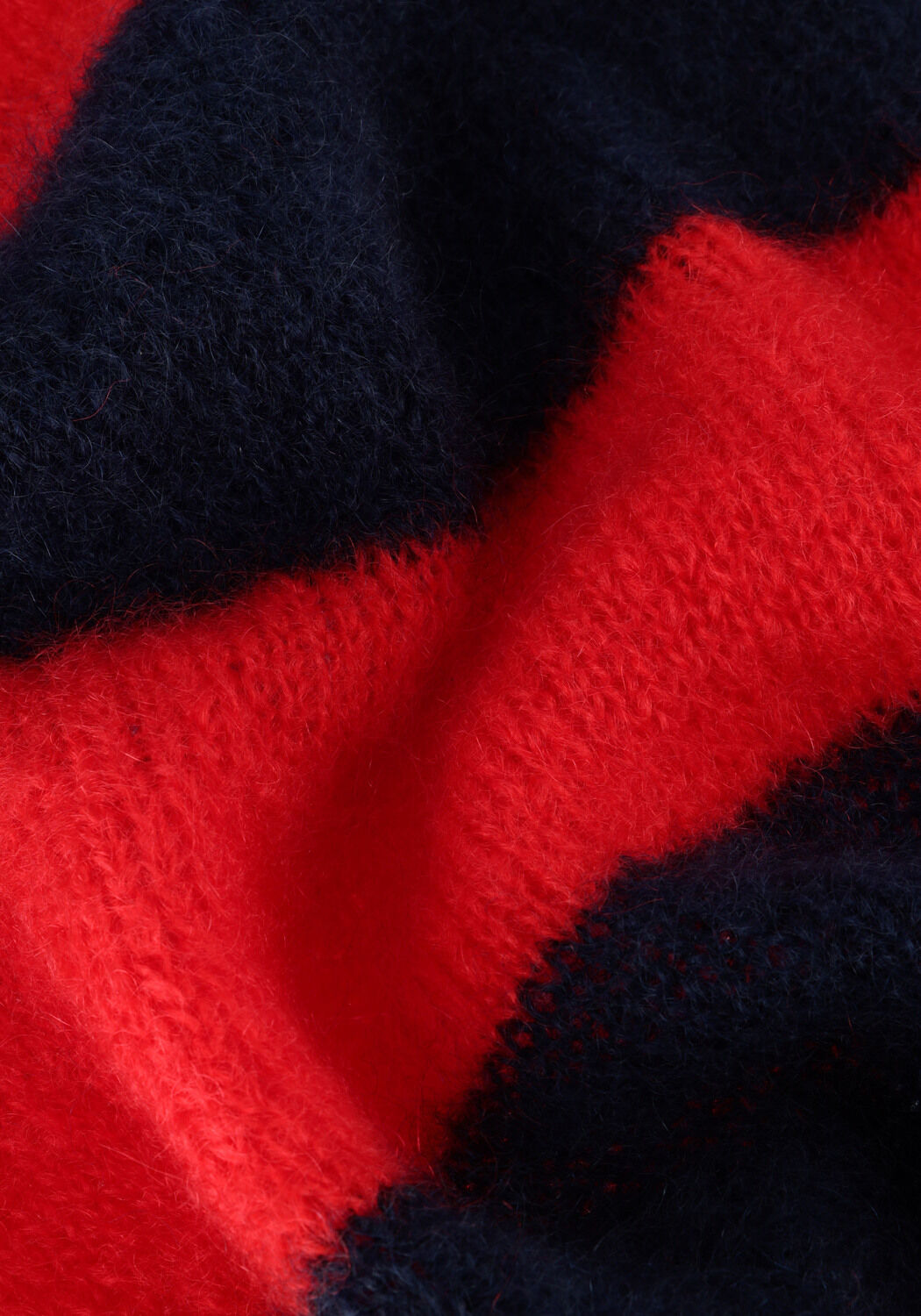 Rote BY-BAR Pullover SIAN STRIPE PULLOVER - large