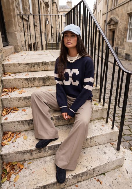 Dunkelblau CO'COUTURE Pullover ROWCC COCO LOGO KNIT - large