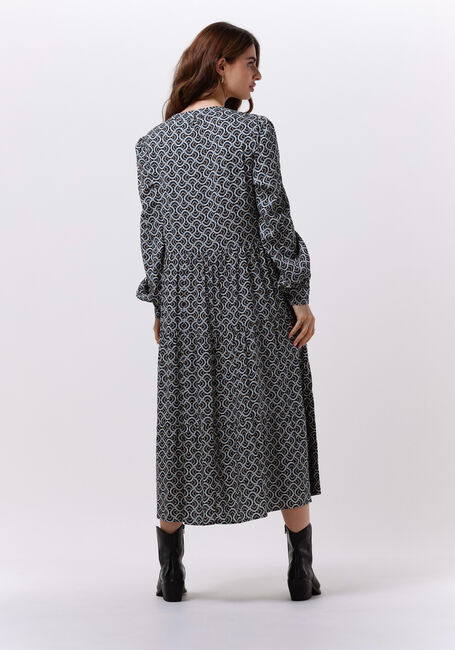 Blaue DEA KUDIBAL Maxikleid CATHRIN (V) - DRESS WITH BALLOON SLEEVES - large