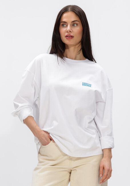 Wei&szlig;e AMERICAN VINTAGE Langarmshirts GIXY-1 - large