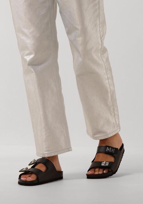 Schwarze LINA LOCCHI Pantolette LED 2 BAND SLIPPER - large