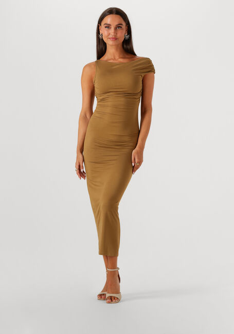 Khaki EDITED Midikleid ROBINIA DRESS - large