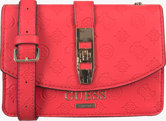 Rote GUESS Umhängetasche PEONY CLASSIC MINI XBODY FLAP - large