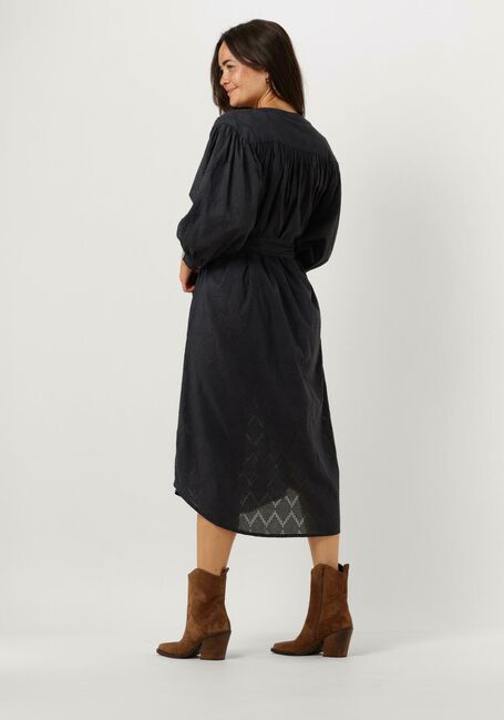 Dunkelblau BY-BAR Midikleid LUCY STRUCTURE DRESS - large