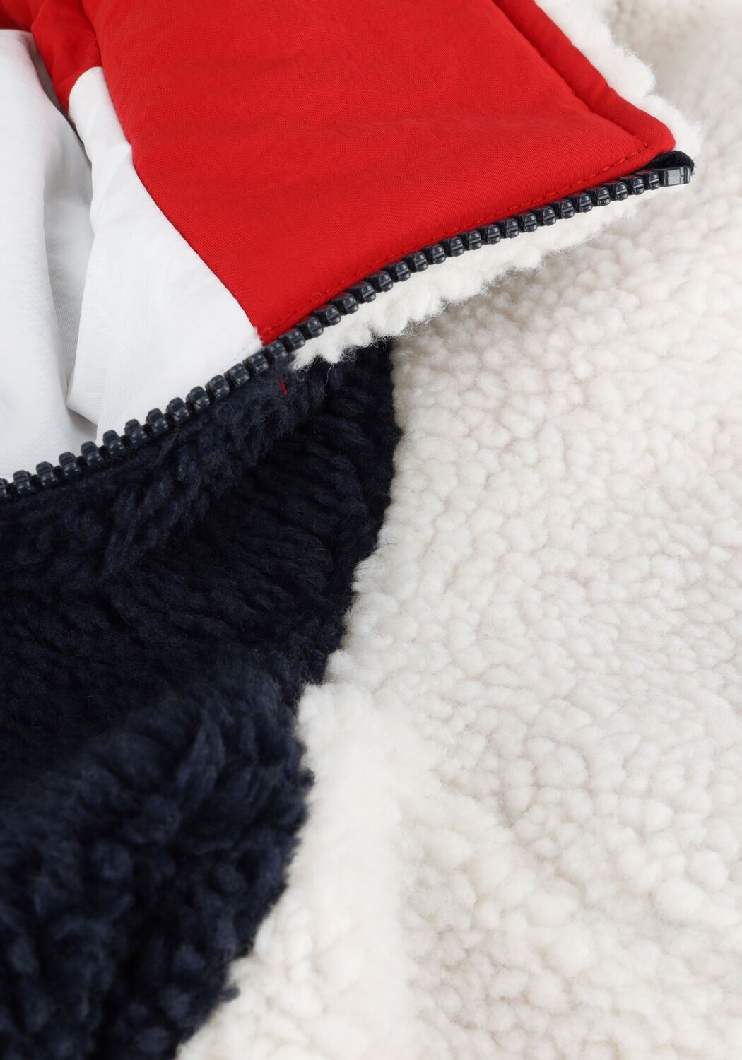 Blaue TOMMY JEANS Jack TJM REVERSIBLE SHERPA JACKET - large