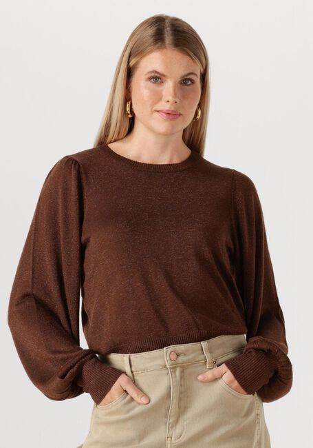 Braune MINUS Top LIVA METALLIC LONG SLEEVE - large
