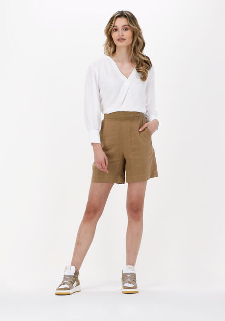 Camelfarbene KNIT-TED Kurze Hose RESI - large