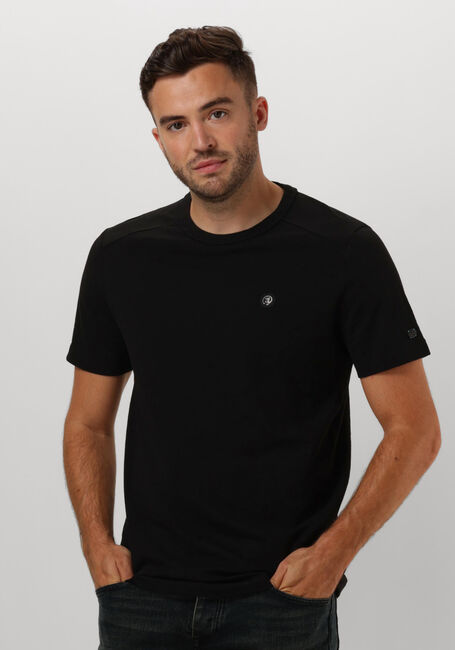 Schwarze CAST IRON T-shirt SHORT SLEEVE R-NECK ESSENTIAL COTTON - large