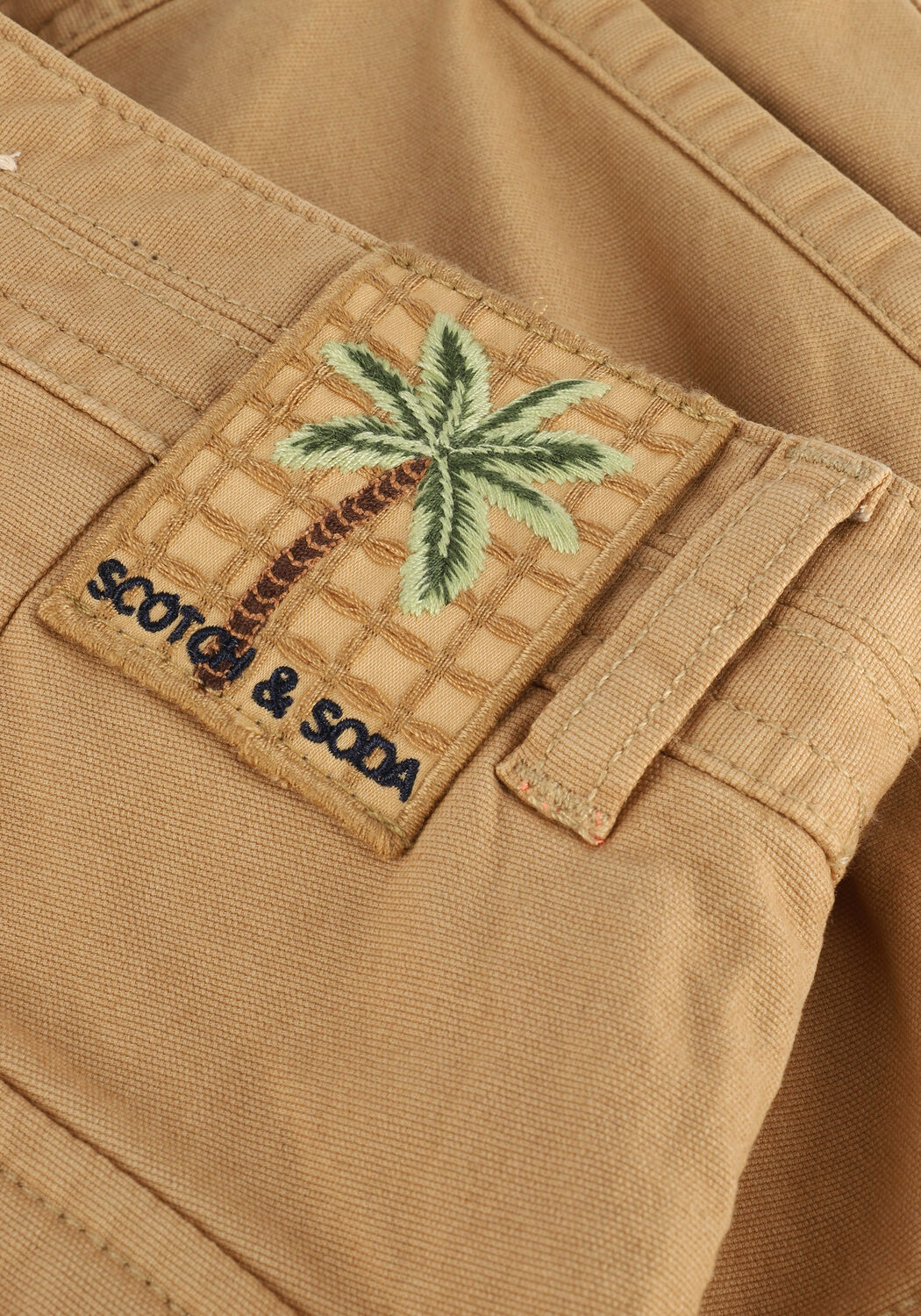 Sand SCOTCH & SODA Kurze Hose FAVE GARMENT-DYED CARGO SHORT - large