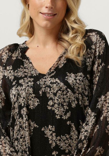 Schwarze NEO NOIR Midikleid HALLAS ELDERFLOWER DRESS - large
